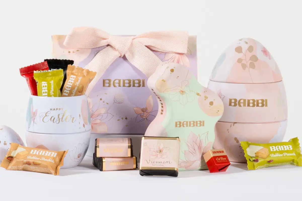 Babbi prepara la Pasqua 2026 con nuove linee e confezioni riutilizzabili