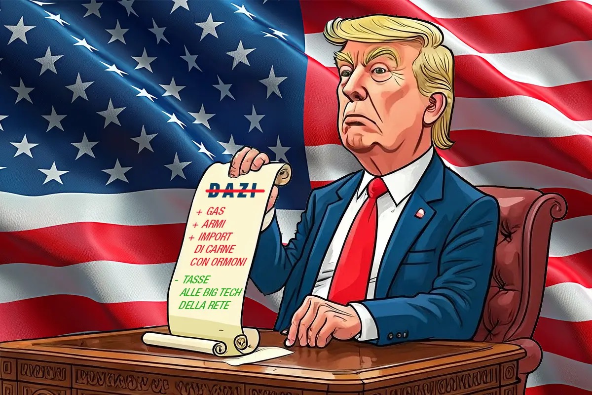  Trump in Italia? Bene, ma occhio: l'America vuole farci mangiare carne agli ormoni