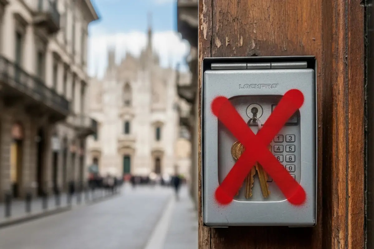  Affitti brevi: Milano vieta i lockbox in vista delle Olimpiadi ma il governo resta fermo