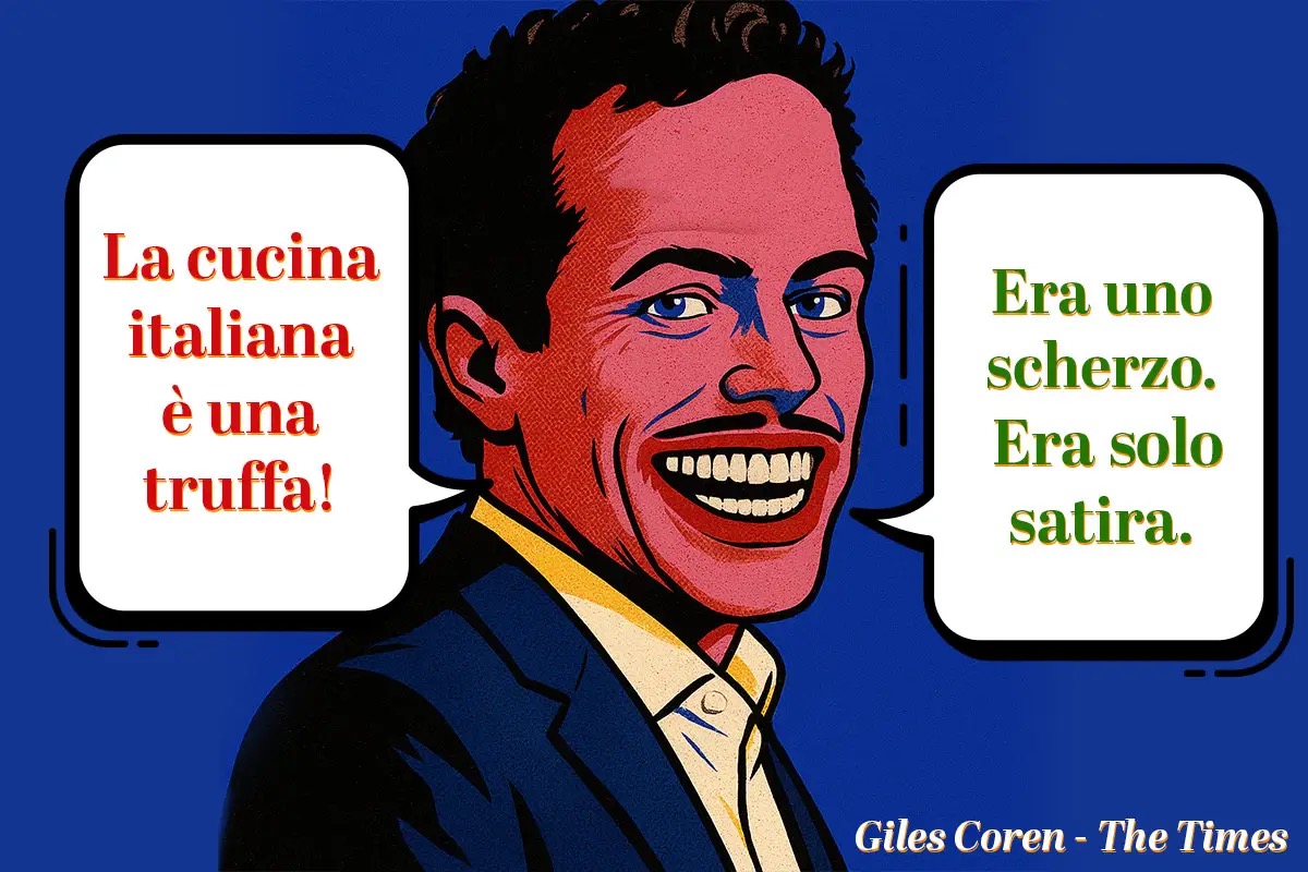  Il Times, l’attacco alla cucina italiana e una retromarcia travestita da satira