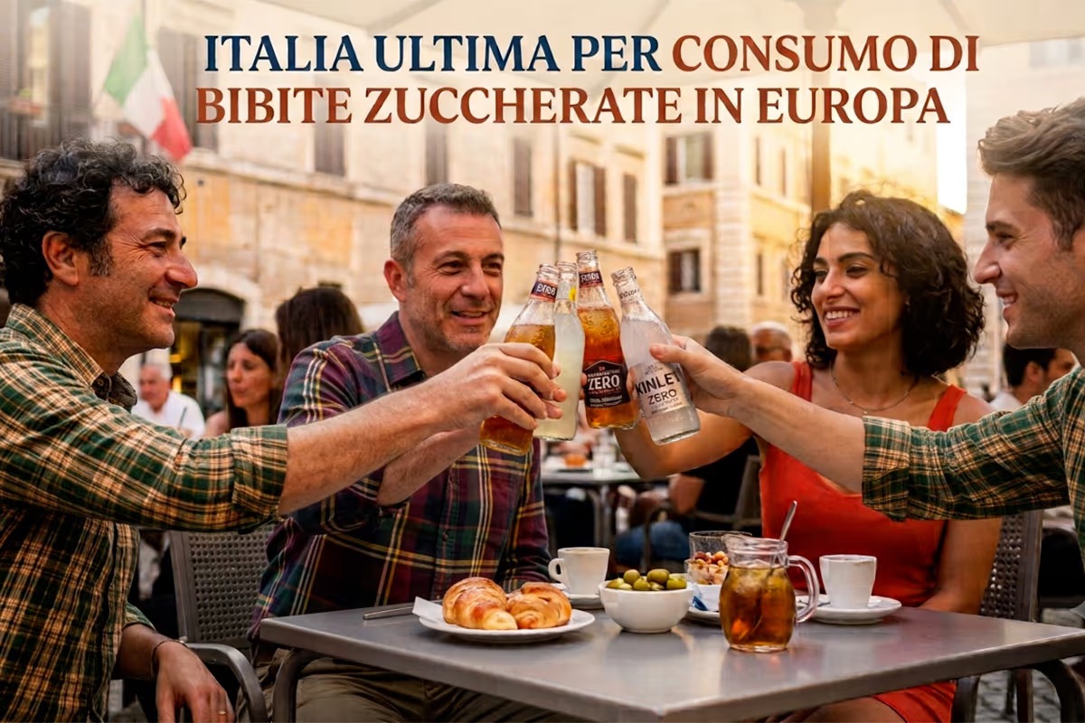Basta bibite zuccherate: gli italiani sono ultimi in Europa per consumo