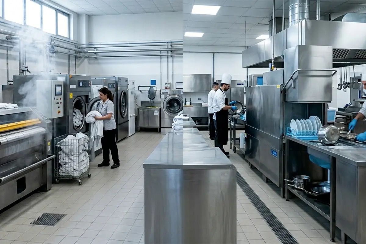  Ristoranti e hotel: come l’acqua utilizzata per le attrezzature incide sui costi 