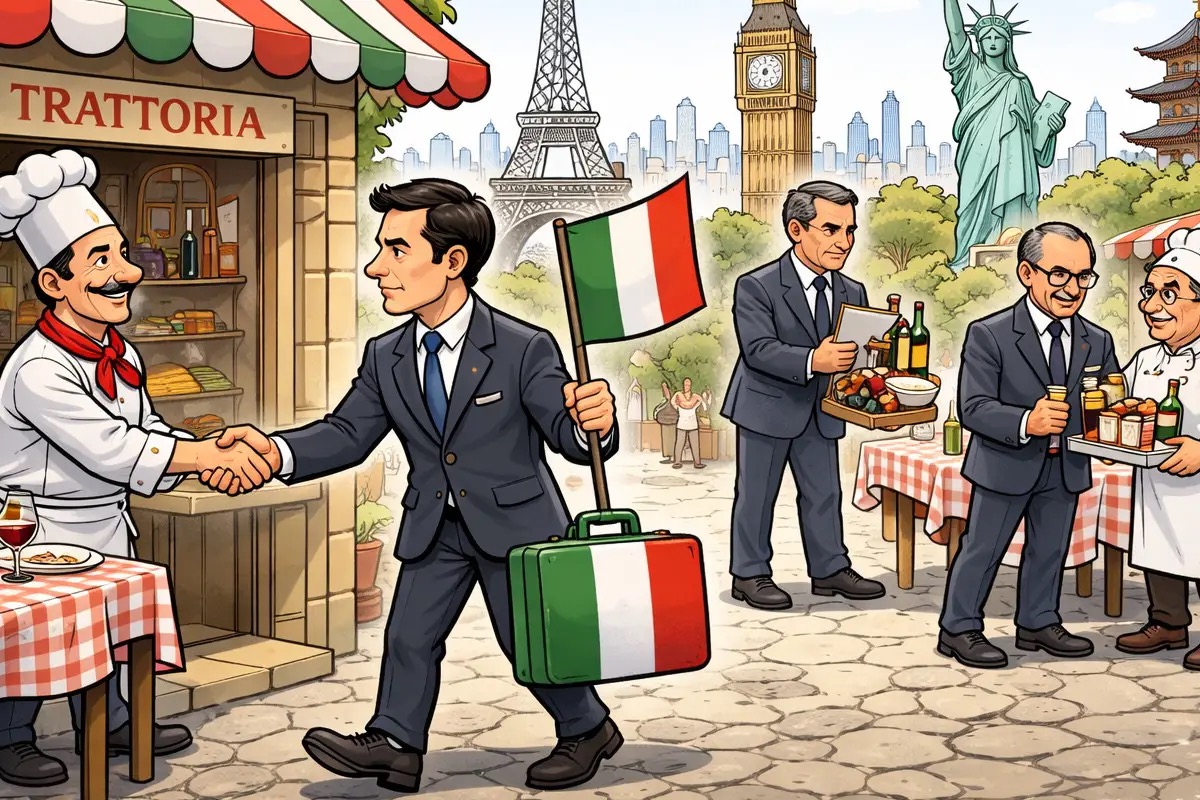  Nuova fase per i ristoranti all’estero con le ambasciate a tutela del made in Italy