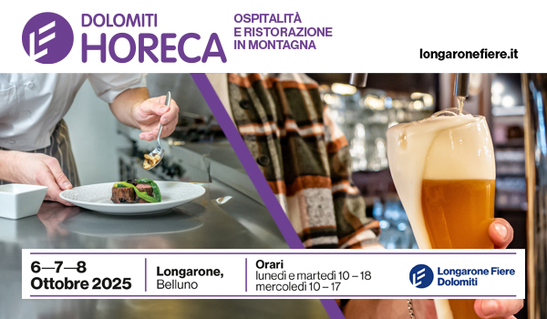 Con Dolomiti Horeca 2025 il territorio si prepara ad accogliere le Olimpiadi 2026  6-7-8 ottobre 2025