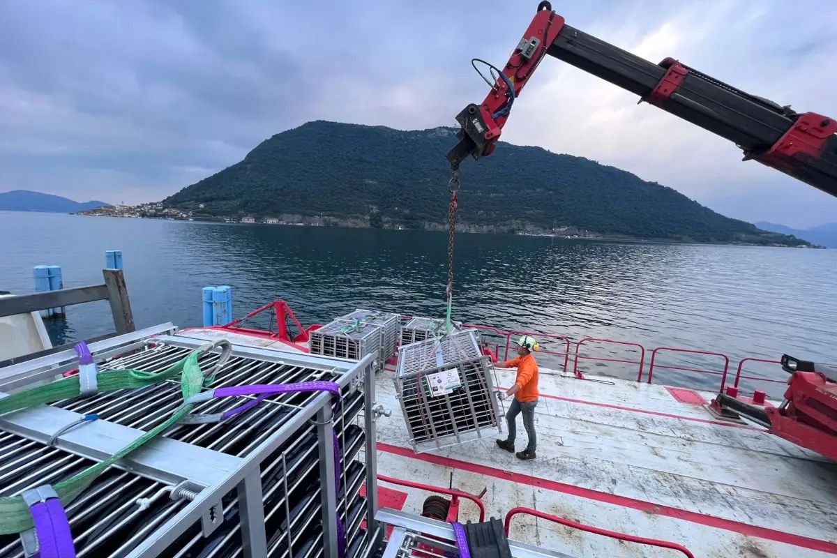 Spumante Nautilus: dopo 36 mesi riemerge dal lago d'Iseo l'annata 2021