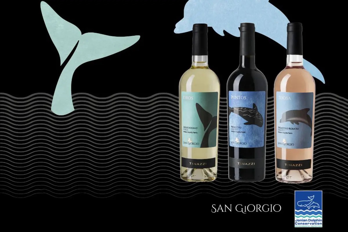 Tinazzi e Jonian Dolphin Conservation: una linea di vini per salvare i delfini